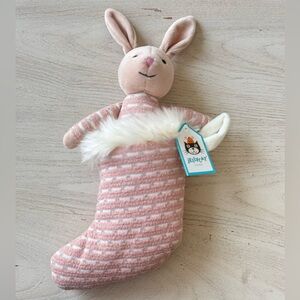 Jellycat Shimmer Stocking Mouse Pink